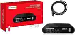 Conversor Digital Tomate MCD-666 Full HD, HDMI e AV, Gravador USB, Função Time Shift, Compatível com TVs Antigas e Novas