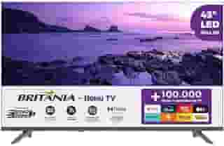 Smart TV 43' Britânia BTV43VA4REGB Roku TV LED Dolby Audio