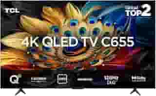 Smart TV TCL 55 Polegadas QLED 4K C655 WiFi Bluetooth Google TV HDR10+ Subwoofer Dolby Atmos 55C655