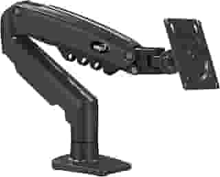 Suporte Articulado de Mesa, Pistão a Gás, Design Compacto e Retrátil, Ergonômico, Monitores 17'' a 35'', 2kg a 9kg, Preto, F80N, ELG