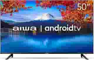 Smart TV Aiwa 50', Android, 4K, Borda Ultrafina, HDR10, Dolby Áudio - AWS-TV-50-BL-02-A