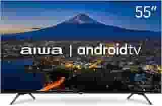 SmartTV Aiwa 55' Android, 4K, Borda Ultrafina, Dolby Vision & Atmos - AWS-TV-55-BL-01 TV 55' ANDROID - BORDA INFINITA AWS-TV-55-BL-01 BIVOLT