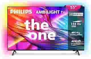 Smart TV 55' 4K 144 Hz VRR Philips THE ONE 55PUG8929/78, Ambilight, P5, DTS Play-Fi, Freesync, Dolby Vision Atmos, 40 W RMS