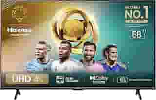 Hisense Smart TV UHD 4K DLED 58' Polegadas 58A6N com HDR10+ Dolby Vision Game Mode Controle por Voz Alexa Built-In AirPlay