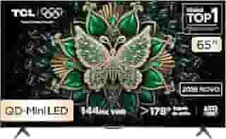 Smart TV TCL 65 Polegadas QLED Mini LED 4K C6K WiFi Bluetooth Google TV 4 HDMI 144Hz HDR10+ 65C6K