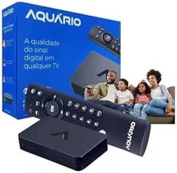 Conversor Digital Aquário DTV-9000 Full HD – Gravador USB, HDMI e AV, Controle Remoto, PVR, Reprodução Multimídia, Compatível com Antena Digital