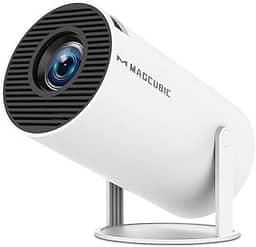 Magcubic Mini Projetor Portatil 5G Wifi 6 BT 5.0 Android 11, Projector 4K 1080P Full HD Suporte 8000 Lumens, Projetor Led Auto de Correcção Trapezóide Horizontal, 180°Girável Projector para Telefónico