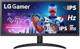 Monitor Gamer LG 25.7' UltraWide Full HD 75Hz 1ms Preto 26WQ500-B.AWZM