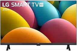 Smart TV 32' LG HD 32LR600B Processador α5 Ger6 AI Alexa integrado LG Channels webOS 23 compatível com Controle Smart Magic