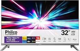 Smart TV 32' Philco LED Roku Tv HD Dolby Audio P32CRA